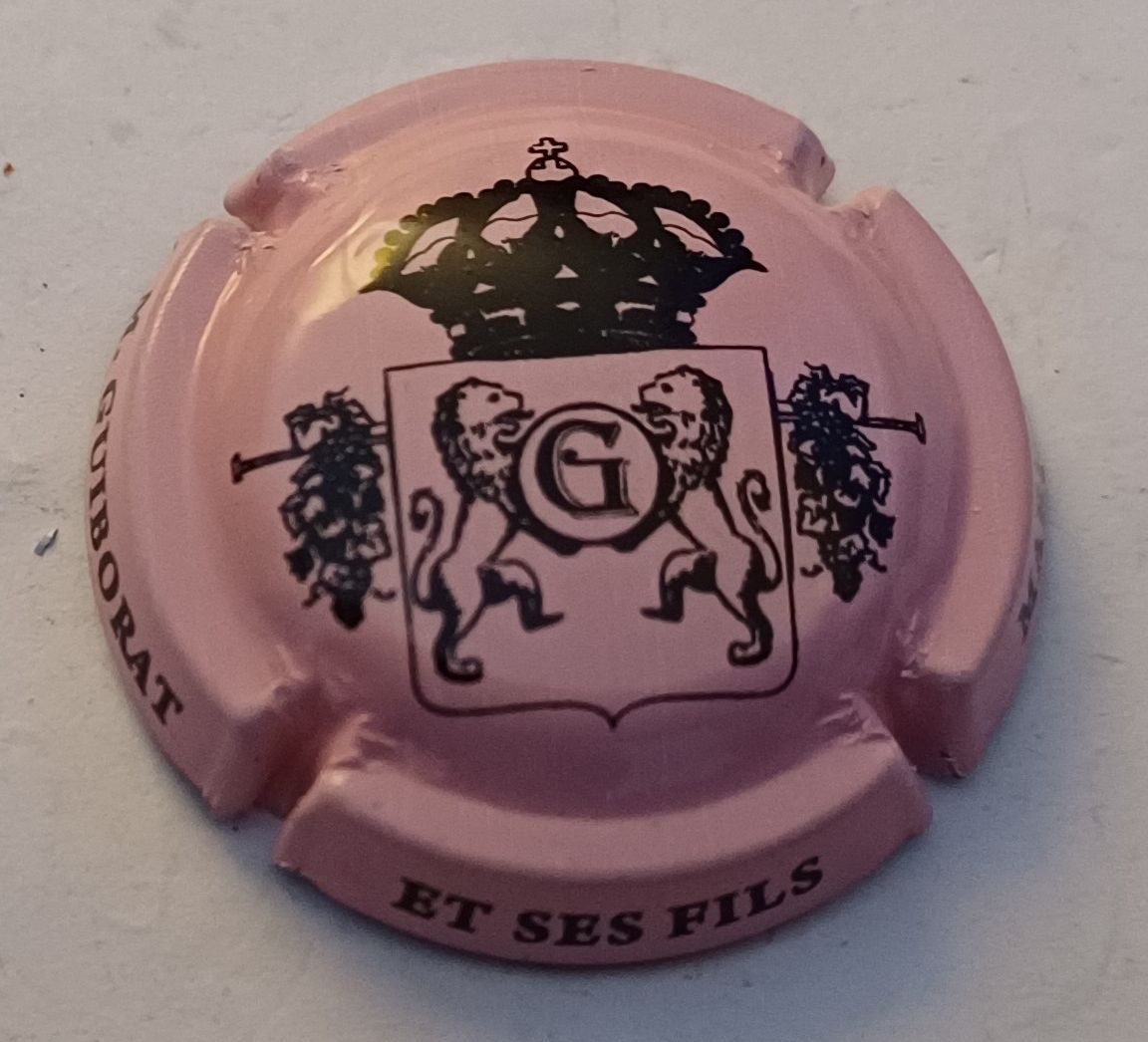 BELLE CAPSULE CHAMPAGNE GUIBORAT.M & FILS REF N°15x NEWS