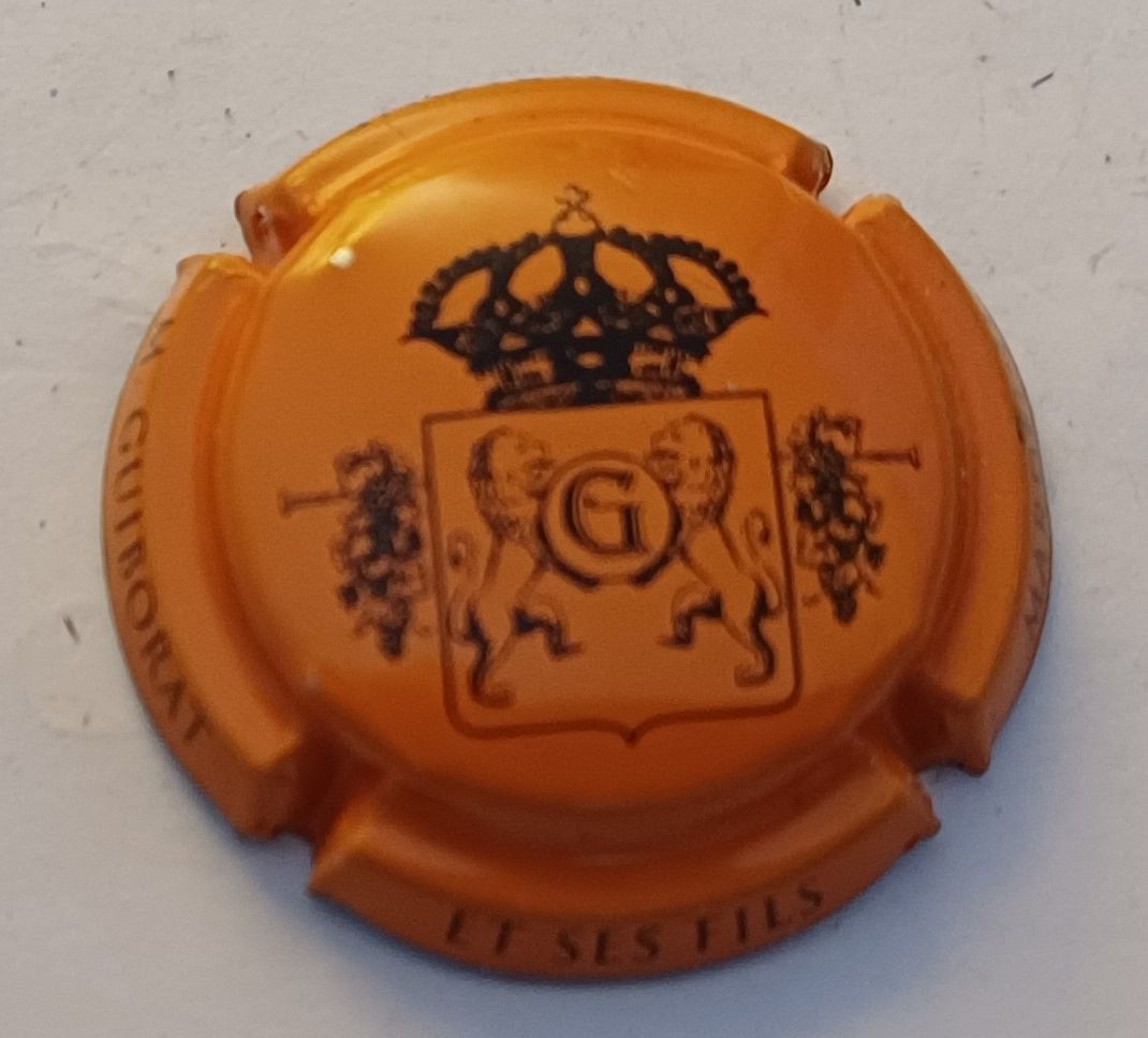 BELLE CAPSULE CHAMPAGNE GUIBORAT.M & FILS REF N°15m NEWS