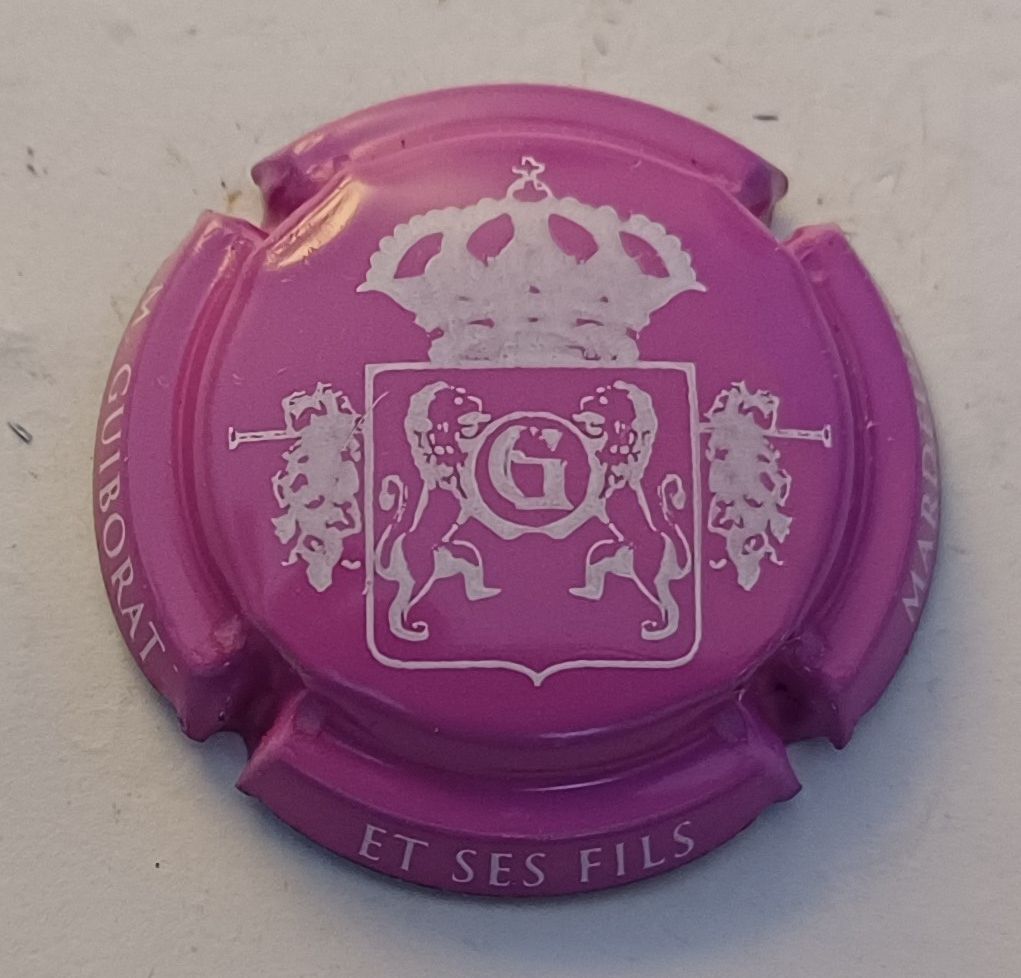 BELLE CAPSULE CHAMPAGNE GUIBORAT.M & FILS REF N°15y NEWS