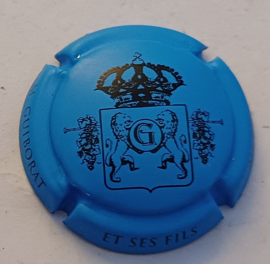 BELLE CAPSULE CHAMPAGNE GUIBORAT.M & FILS REF N°15r NEWS