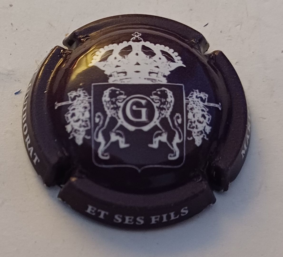 BELLE CAPSULE CHAMPAGNE GUIBORAT.M & FILS REF N°15u NEWS