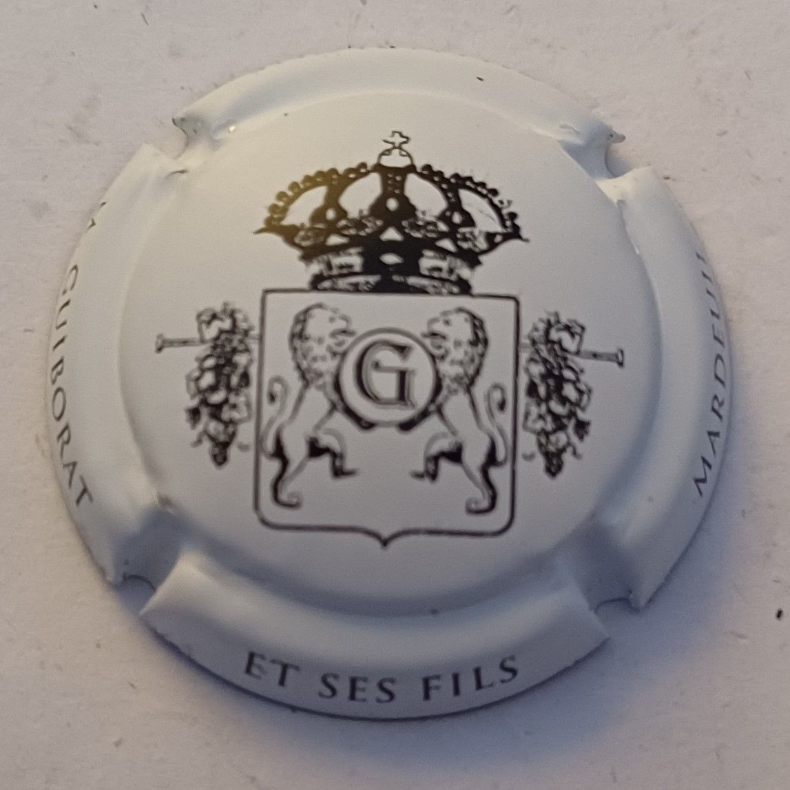 BELLE CAPSULE CHAMPAGNE GUIBORAT.M & FILS REF N°15q NEWS
