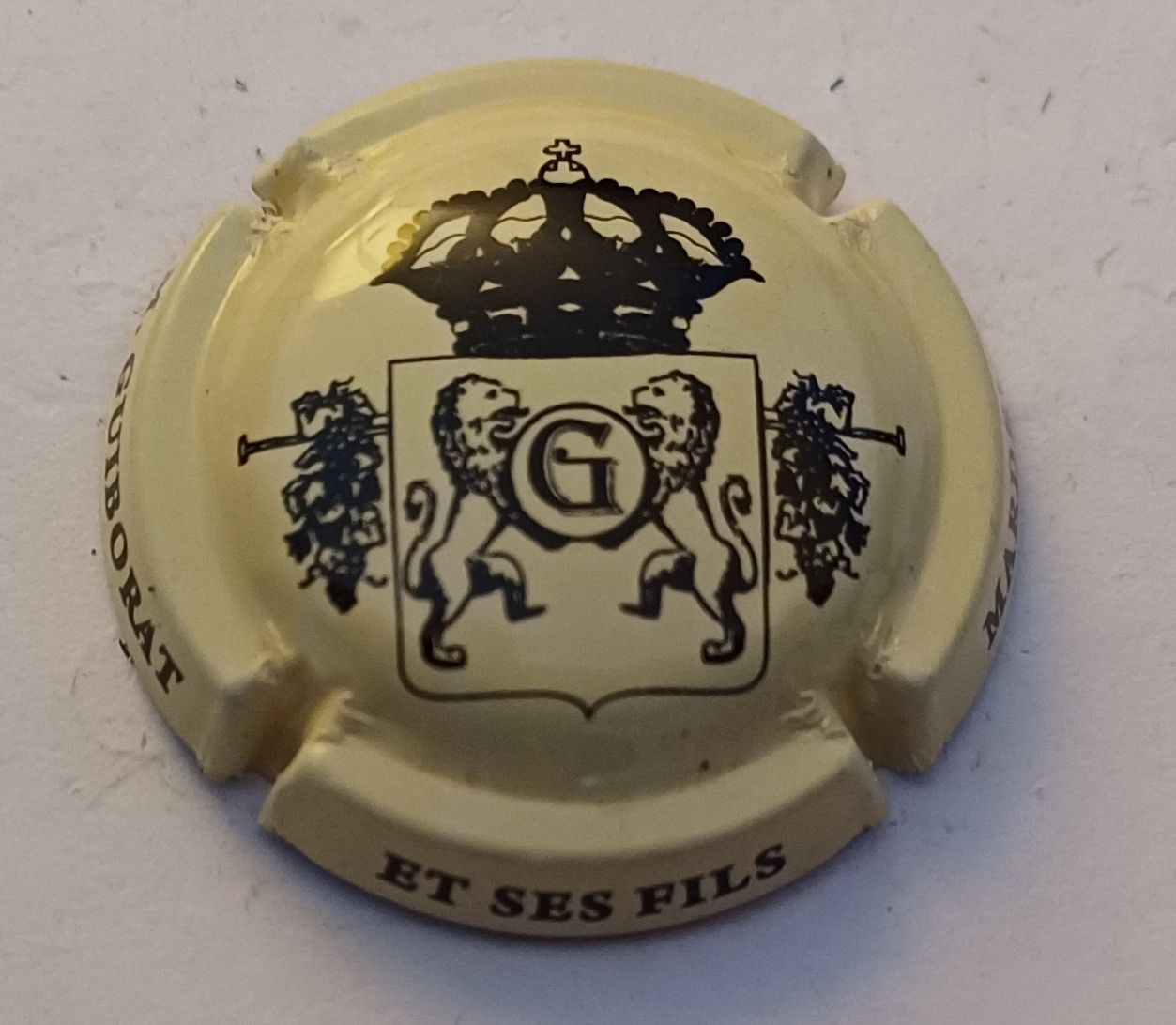 BELLE CAPSULE CHAMPAGNE GUIBORAT.M & FILS REF N°15k NEWS
