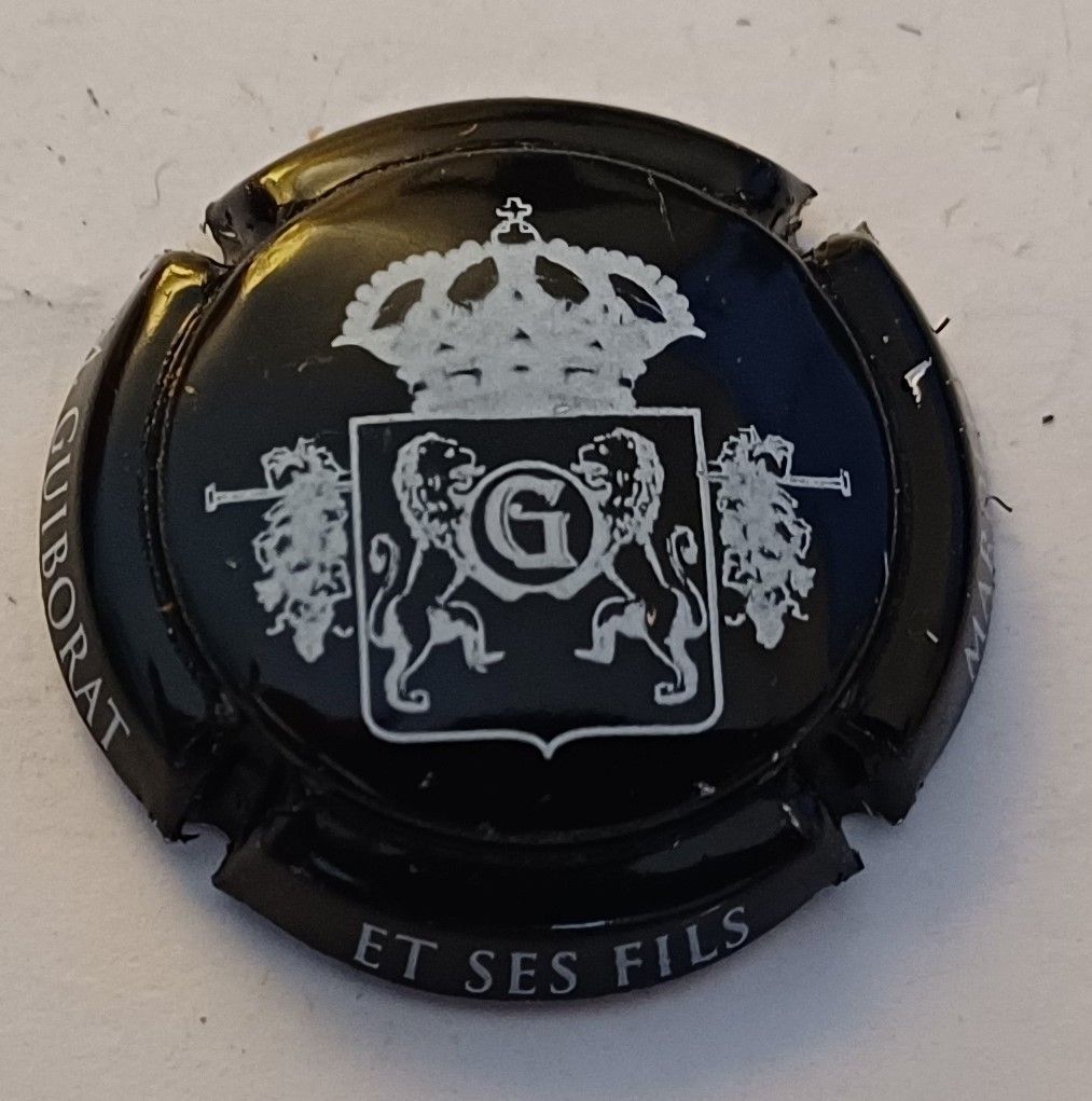 BELLE CAPSULE CHAMPAGNE GUIBORAT.M & FILS REF N°15f NEWS