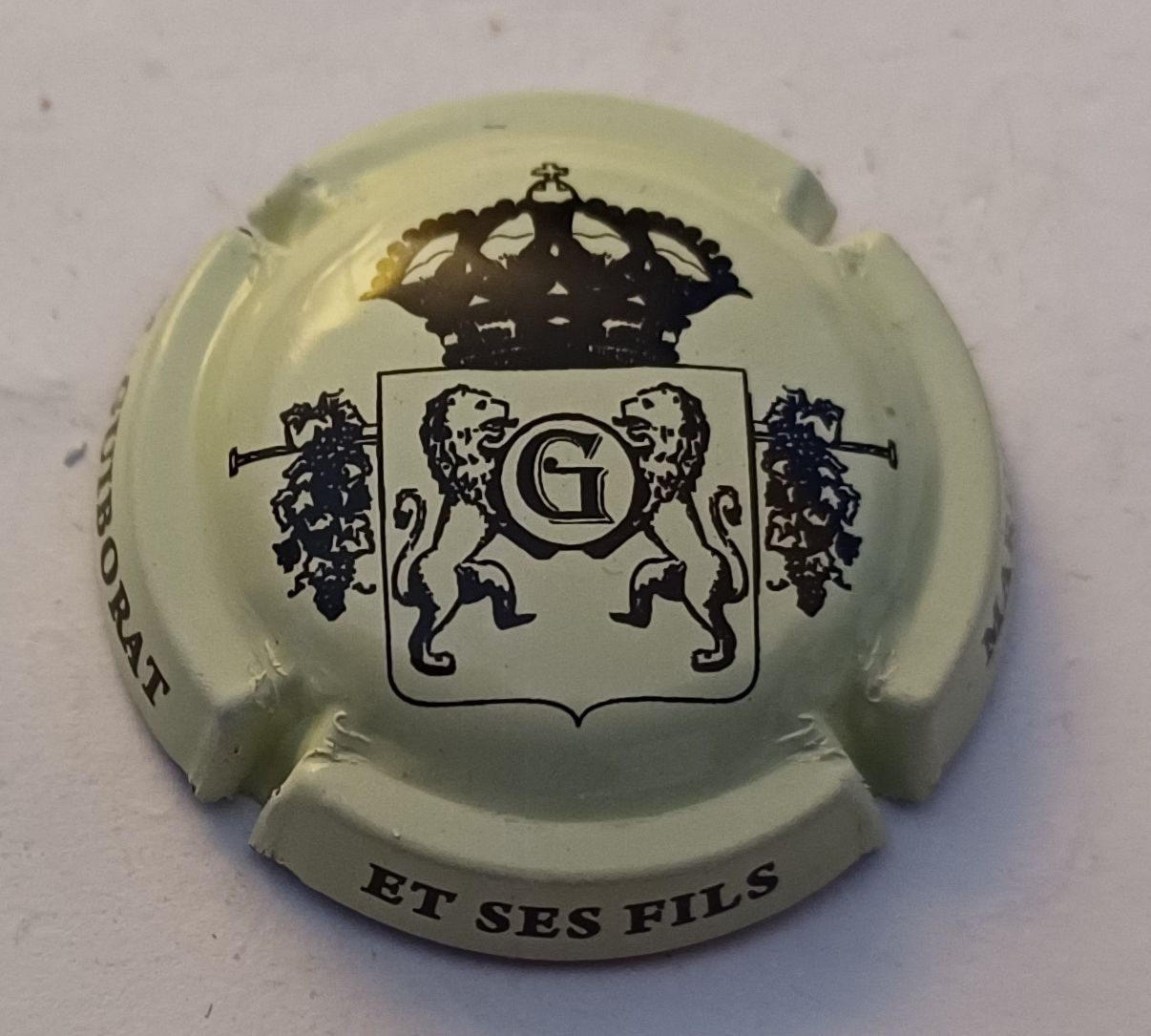 BELLE CAPSULE CHAMPAGNE GUIBORAT.M & FILS REF N°15z NEWS