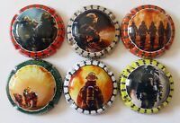6 BELLES CAPSULES CHAMPAGNE CLERGEOT DANIEL POMPIERS 2024 REF N°72 a 72e NEWS