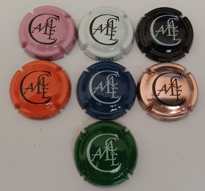 7 BELLES CAPSULES CHAMPAGNE CROCHET & FILLES ECRITURE REF N°3 NEWS