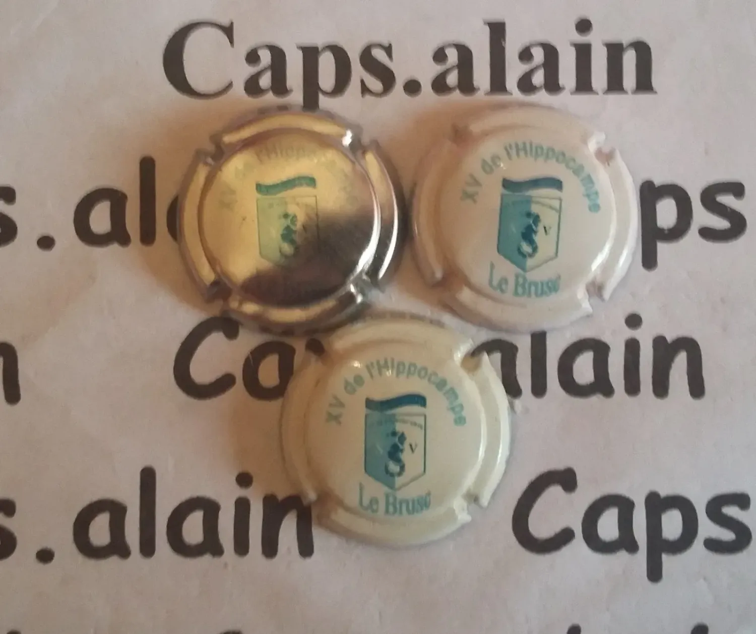 3 BELLES CAPSULES CHAMPAGNE GUYON P. REF N°10 a 10b NEWS
