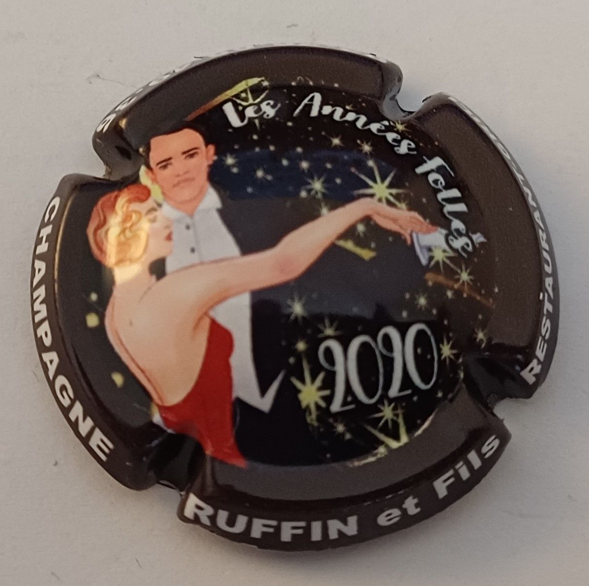 BELLE CAPSULE CHAMPAGNE RUFFIN ET FILS LES ANNEES FOLLES REF N°61 NEWS
