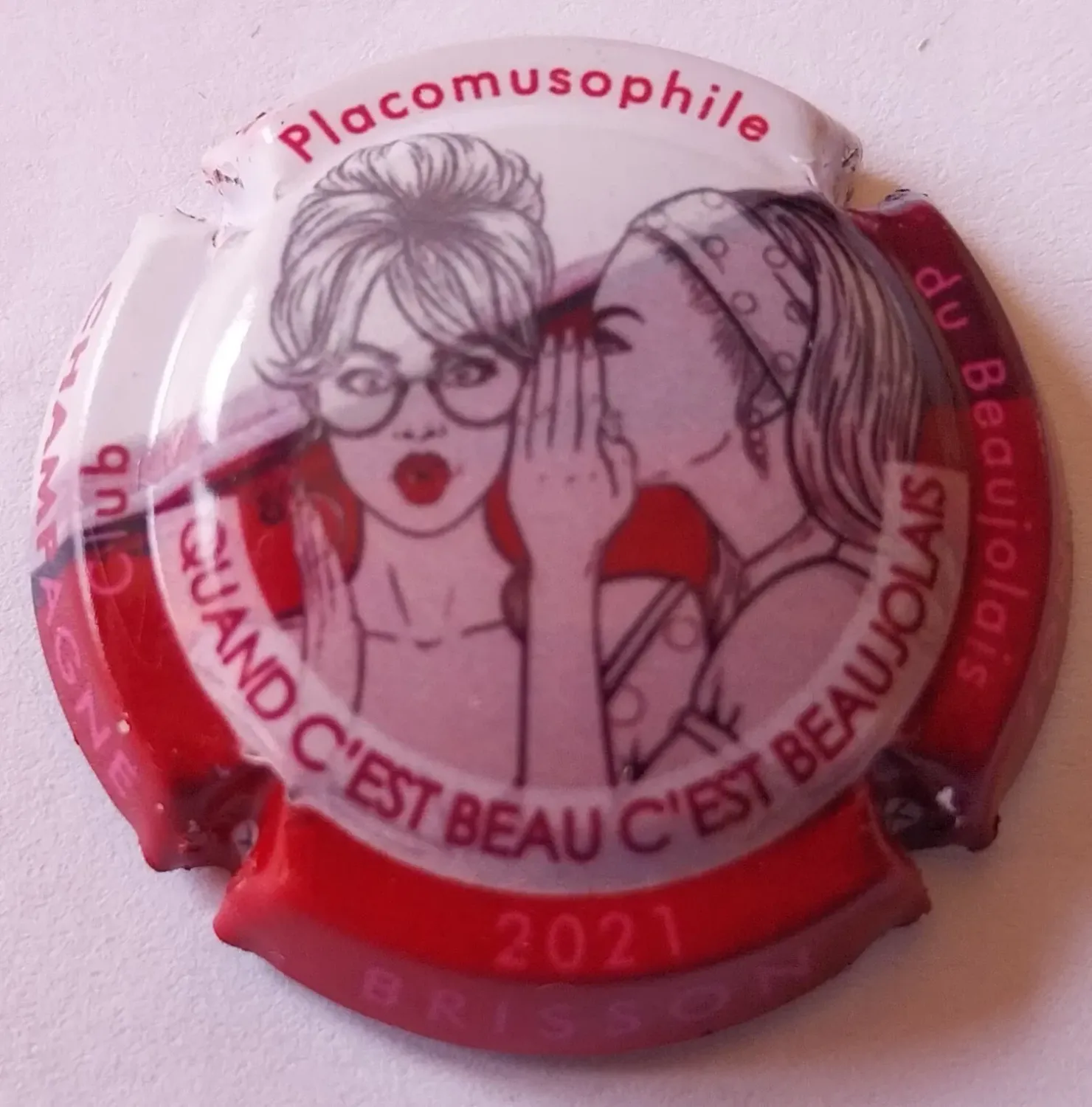 BELLE CAPSULE CHAMPAGNE BRISSON JONCHERE PLACO BEAUJOLAIS 2021 REF N°99 NEWS