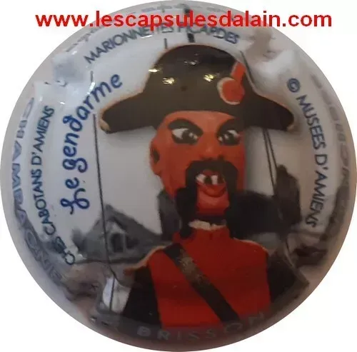 BELLE CAPSULE CHAMPAGNE BRISSON JONCHERE LE GENDARME REF N°84d NEWS