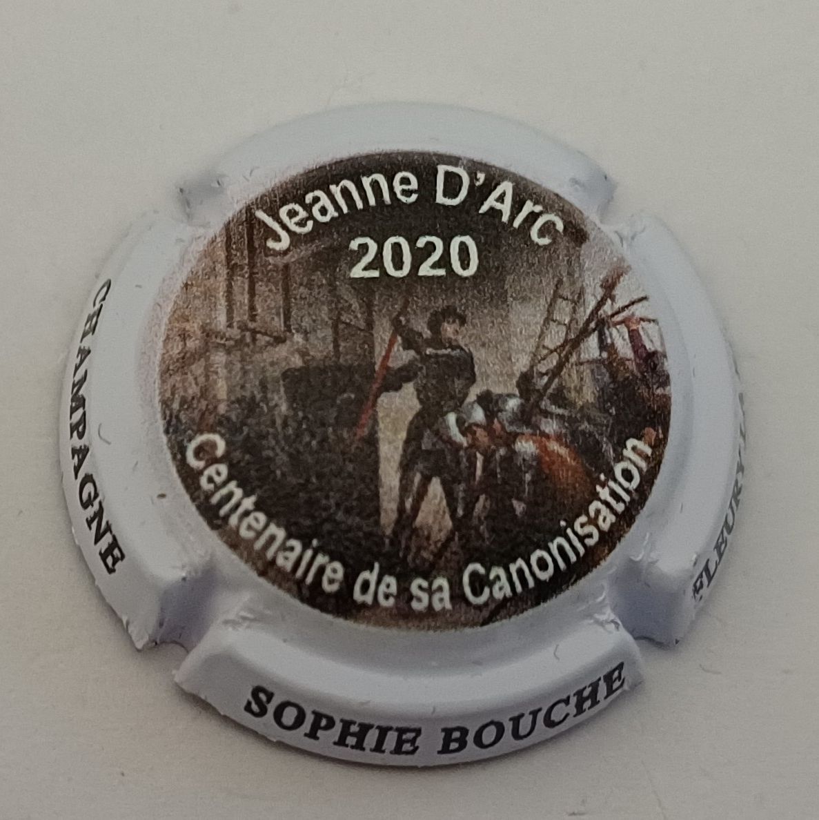 BELLE CAPSULE CHAMPAGNE BOUCHE SOPHIE JEANNE D'ARC 2020 REF N°4 NEWS