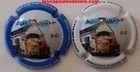2 BELLES CAPSULES CHAMPAGNE STRAUSS GEORGETON AN DOUAR REF N°42 et 42a NEWS