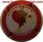 BELLE CAPSULE CHAMPAGNE JOSE MARC MARIAGE LUCIE & BENJAMIN 2019 REF N°H7713 NEWS