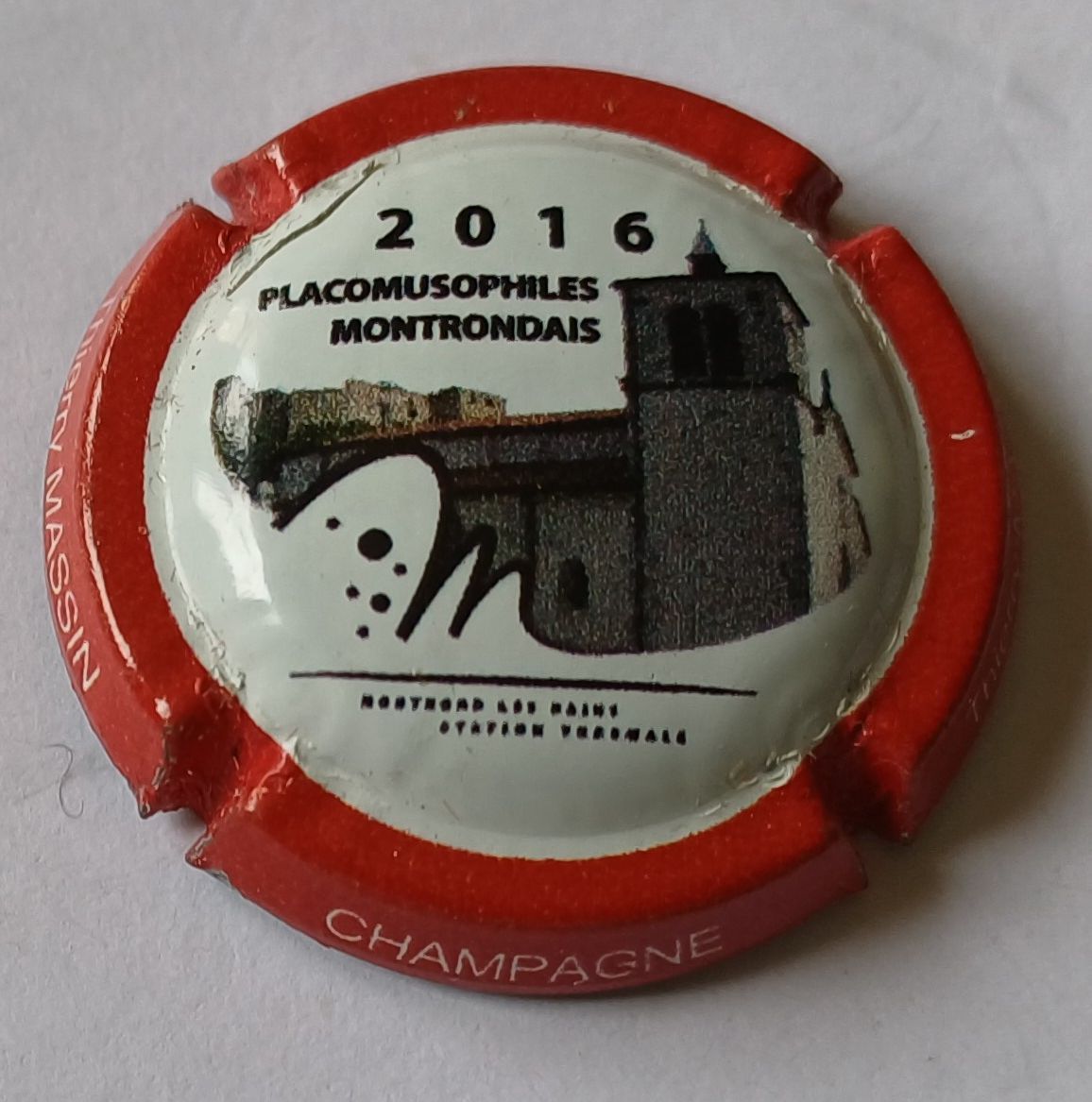 BELLE CAPSULE CHAMPAGNE MASSIN THIERRY PLACO MONYTRONDAIS 2016 REF: 6a NEWS