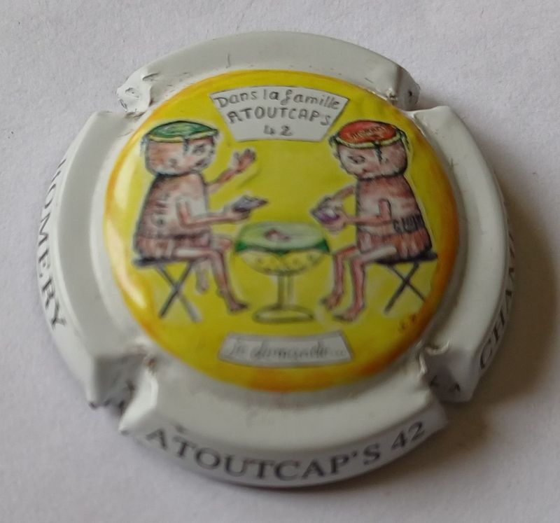 BELLE CAPSULE CHAMPAGNE MARC JOSE ATOUTCAPS'42 REF N°52 NEWS