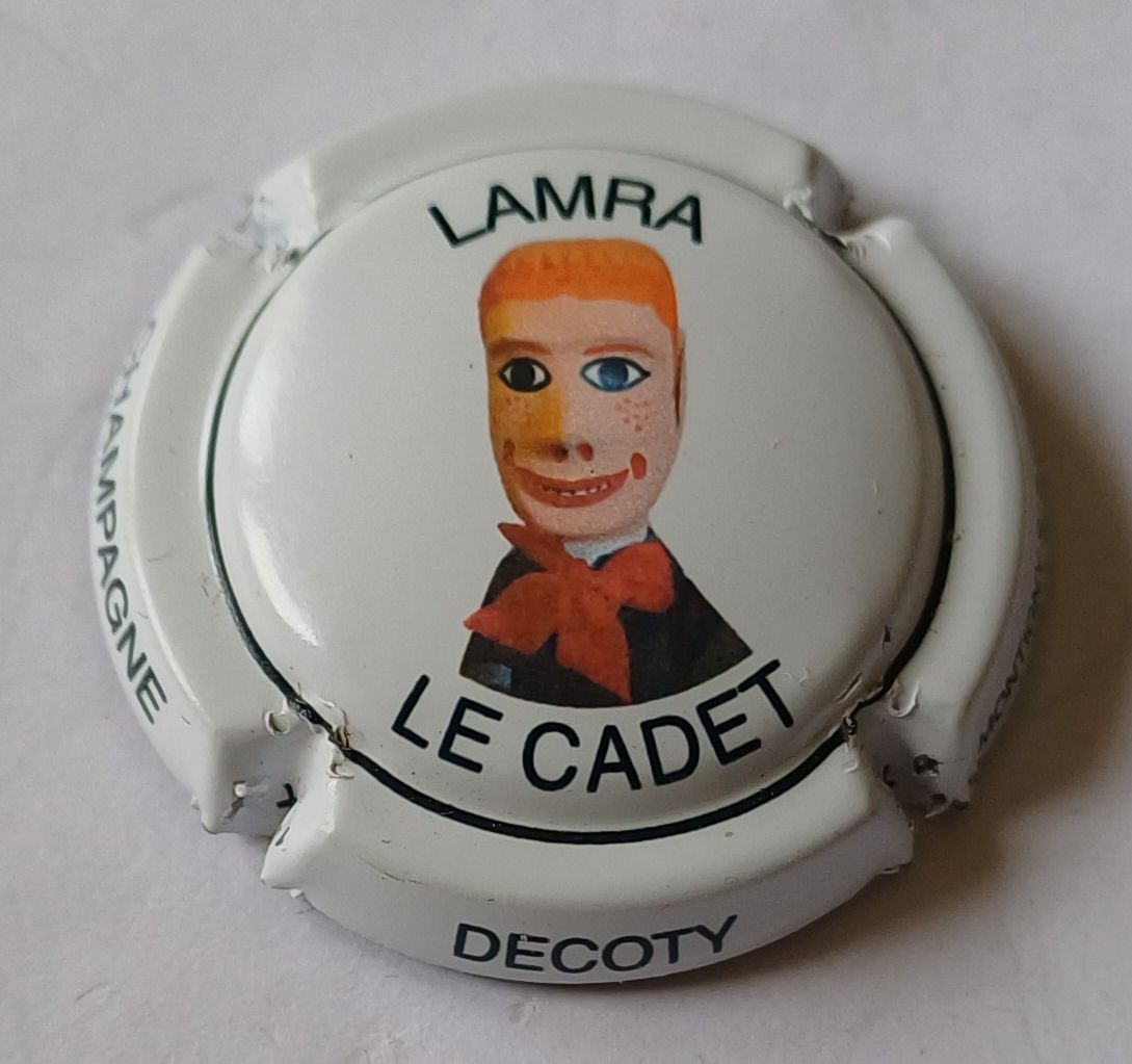 BELLE CAPSULE CHAMPAGNE DECOTY CUVEE LAMRA LE CADET REF N°11a NEWS