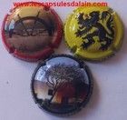 3 BELLES CAPSULES CHAMPAGNE COMTESSE LA FEE BREDENE 2022 240EX REF N°54b a 54d