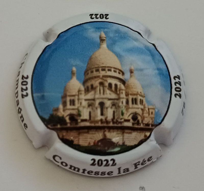 BELLE CAPSULE CHAMPAGNE COMTESSE LA FEE FETES DES VENDANGES MONTMARTRE / 240EX REF N°68 NEWS