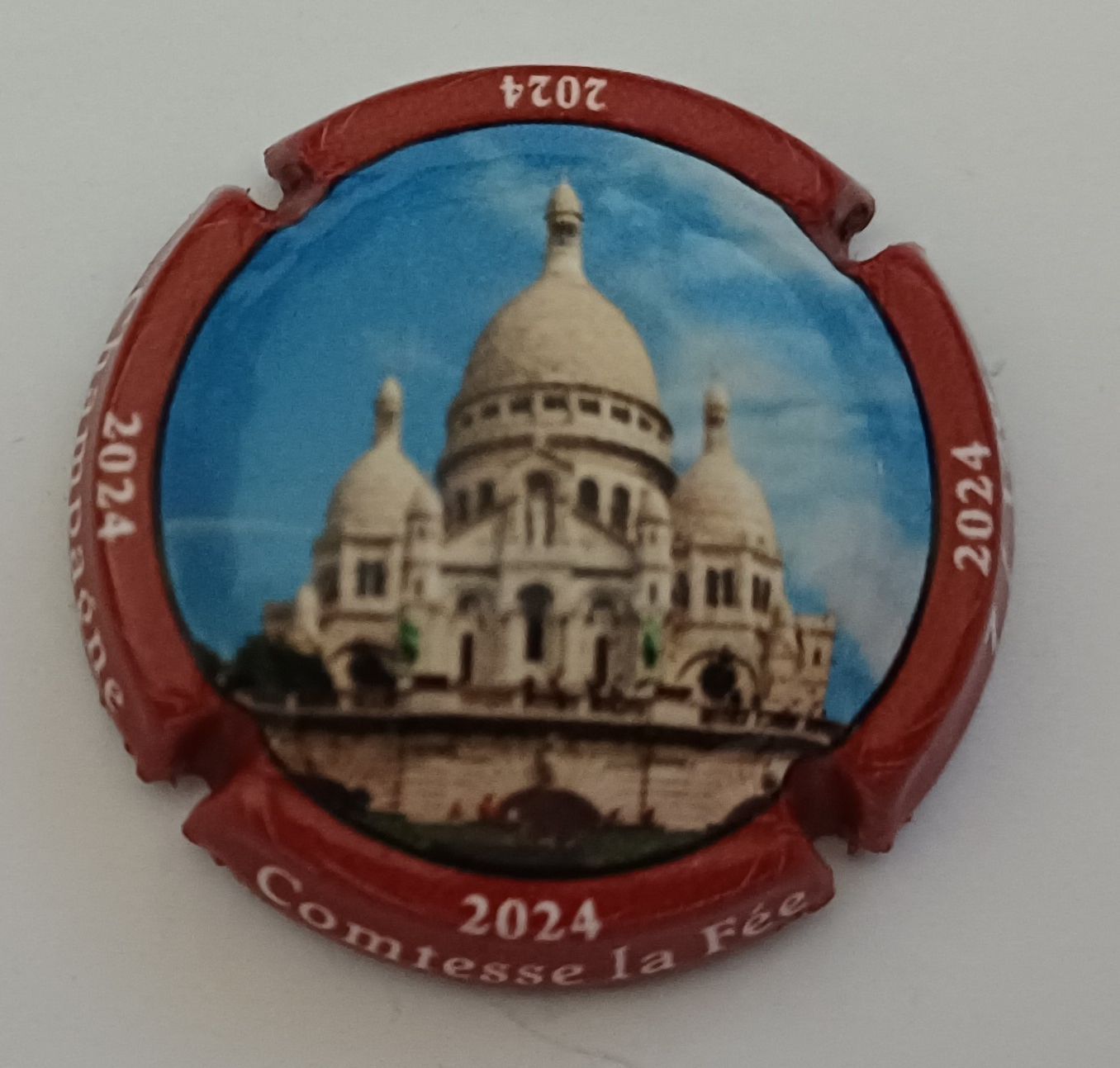BELLE CAPSULE CHAMPAGNE COMTESSE LA FEE FETES DES VENDANGES MONTMARTRE / 240EX REF N°68b NEWS