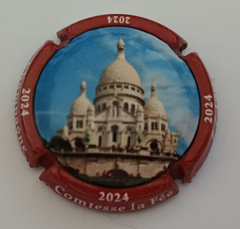 BELLE CAPSULE CHAMPAGNE COMTESSE LA FEE FETES DES VENDANGES MONTMARTRE / 240EX REF N°68b NEWS