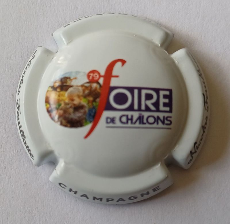 BELLE CAPSULE CHAMPAGNE NICOLAS FEUILLATTE 79eme FOIRE DE CHALONS 2025 REF N°48s NEWS