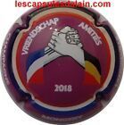 BELLE CAPSULE CHAMPAGNE MONGERY AMITIE FRANCO BELGE 2018 REF N°24a NEWS