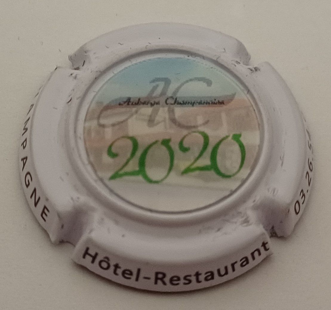 BELLE CAPSULE CHAM%AGNE AUBERGE CHAMPENOISE HOLOGRAPHIQUE REF N°17 NEWS