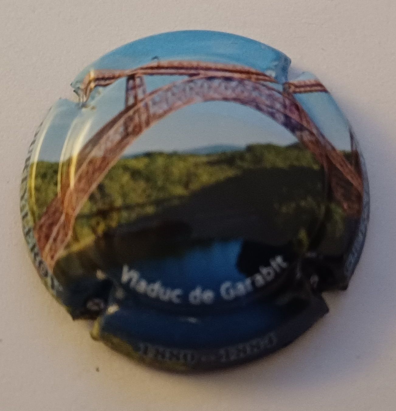 BELLE CAPSULE CHAMPAGNE COURTY LEROY VIADUC DE GARABIT REF N°54a NEWS