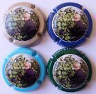 4 BELLES CAPSULES CHAMPAGNE FRESNET BAUDOT REF N°11/12/15 et 16 NEWS