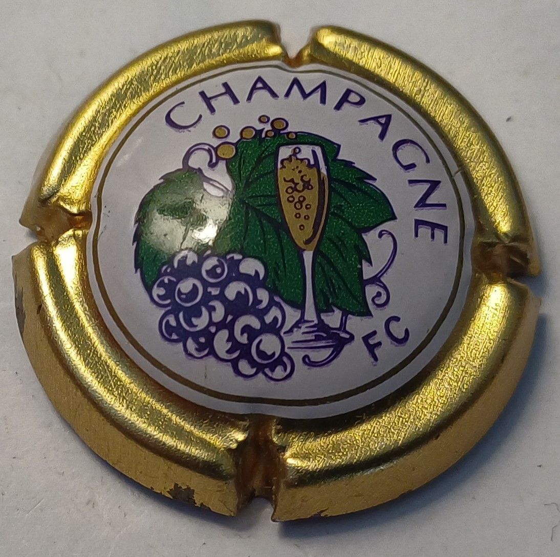 BELLE CAPSULE CHAMPAGNE GENERIQUE AVEC FC REF N°606a NEWS