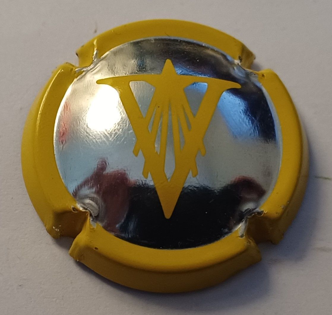 BELLE CAPSULE CHAMPAGNE VRANKEN CONTOUR JAUNE RÉF N°6 NEWS