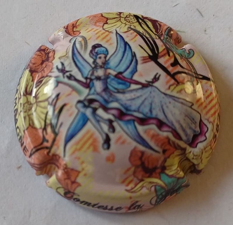 BELLE CAPSULE CHAMPAGNE COMTESSE LA FEE 600EX REF N°150g NEWS BELLE CAPSULE CHAMPAGNE COMTESSE LA FEE 600EX REF N°150g NEWS