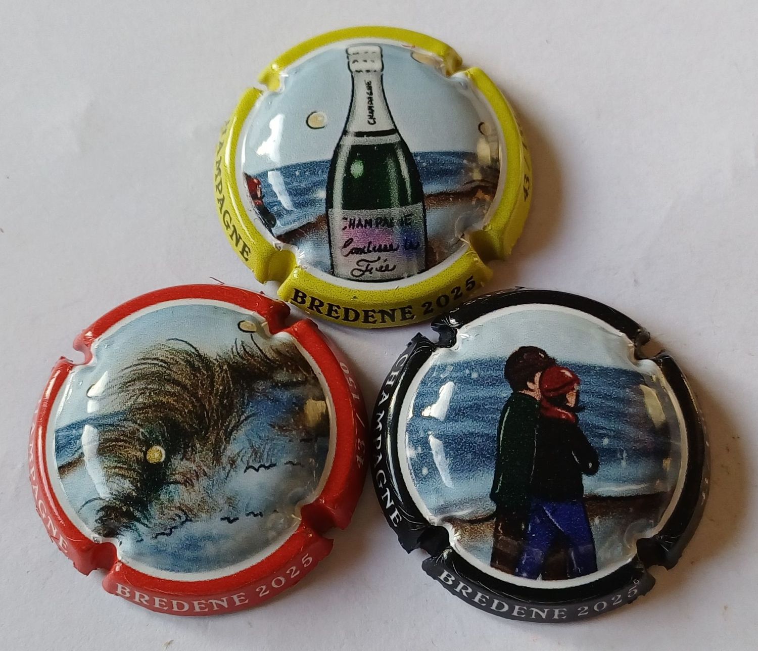BELLE CAPSULE CHAMPAGNE COMTESSE LA FEE BREDENE 2025 150EX REF N°A54a a A54c NEW