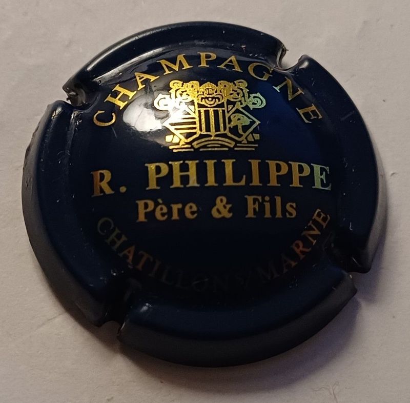 BELLE CAPSULE CHAMPAGNE R. PHILIPPE PERE ET FILS REF N°1 NEWS