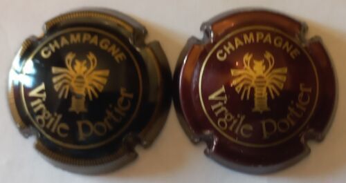 2 BELLES CAPSULES CHAMPAGNE VIRGILE PORTIER RÉF N°1 et 3 NEWS