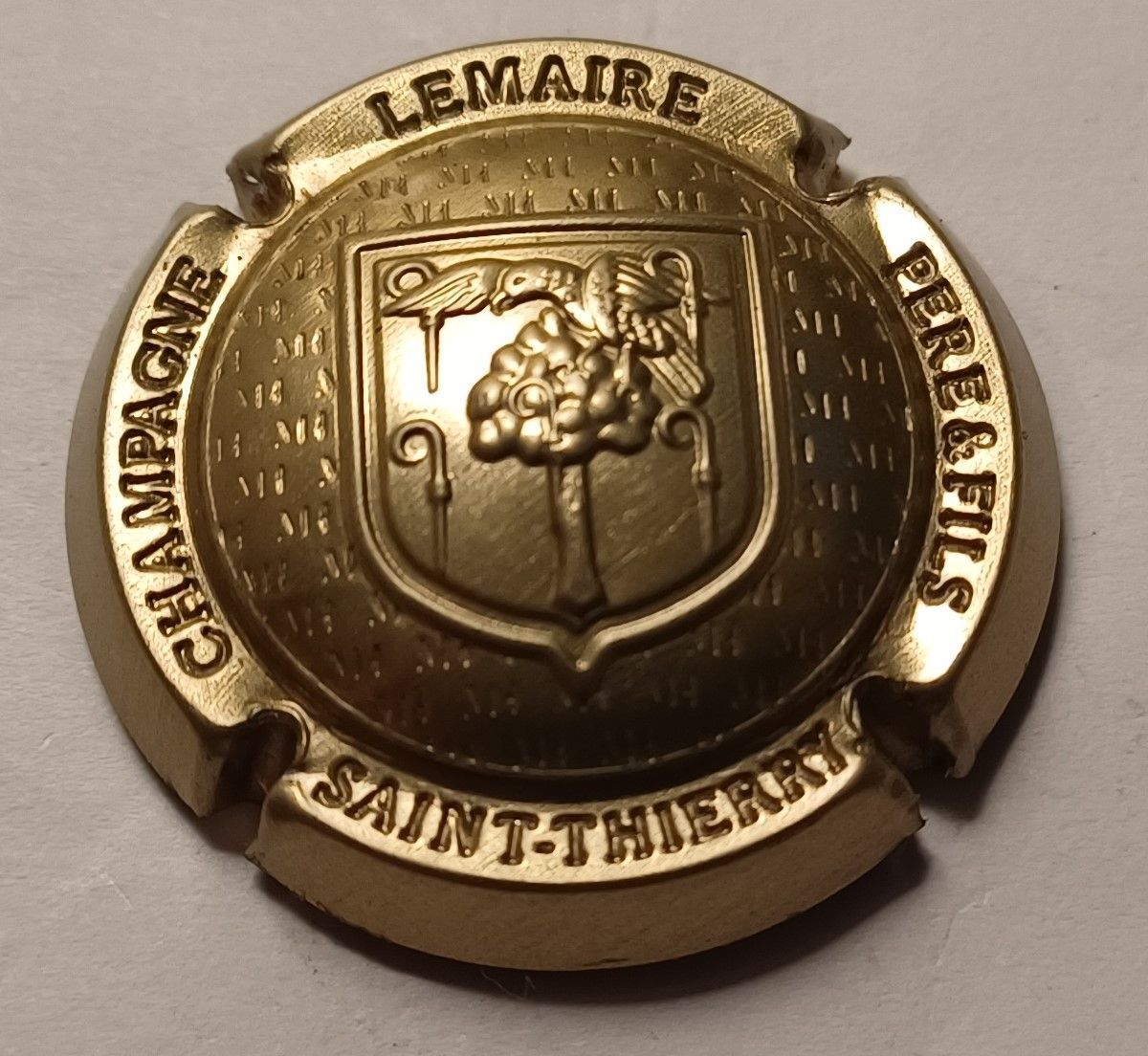 BELLE CAPSULE CHAMPAGNE MONT D'HOR LEMAIRE PERE ET FILS ESTAMPES RÉF N°12b NEWS