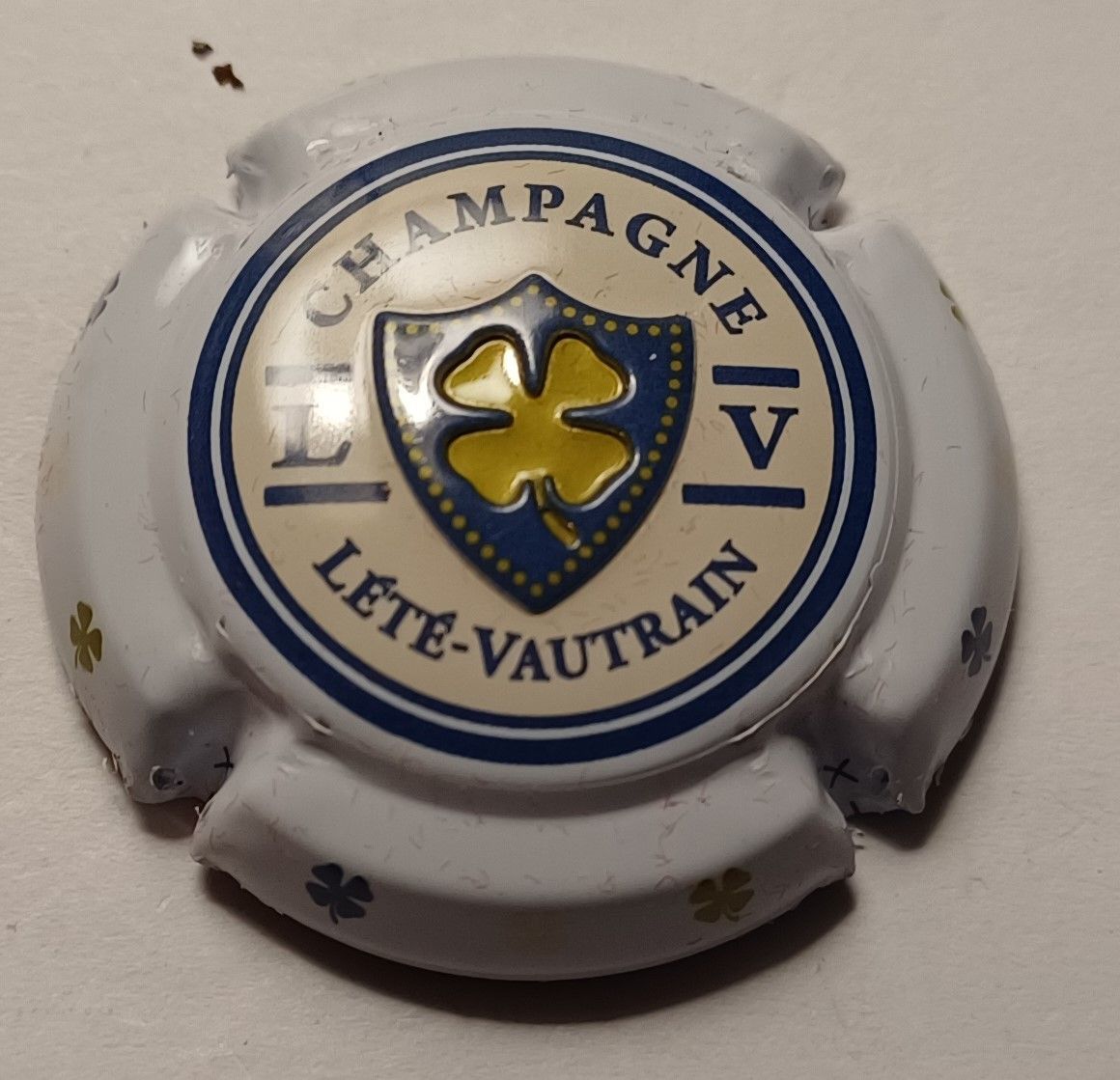 BELLE CAPSULE CHAMPAGNE LETE VAUTRAIN ESTAMPES REF N° 27b NEWS