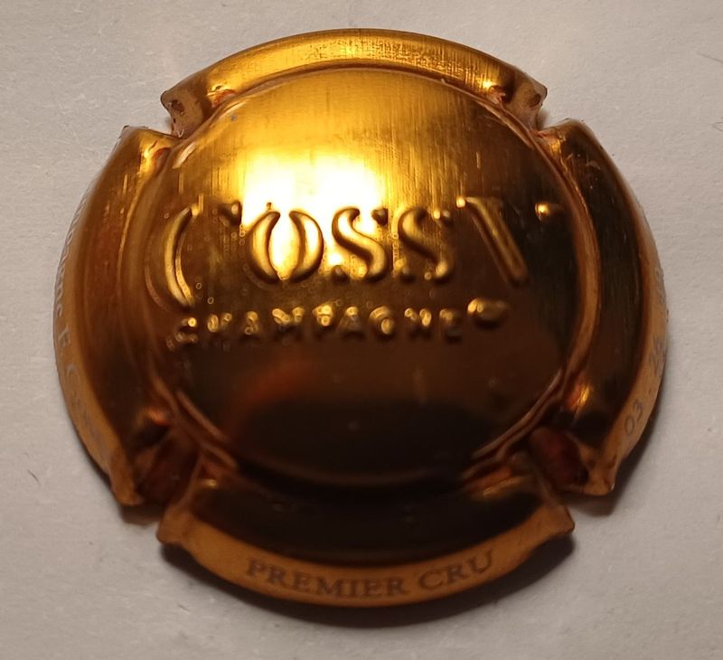 BELLE CAPSULE CHAMPAGNE COSSY FRANCIS RELIEF REF N°15a NEWS