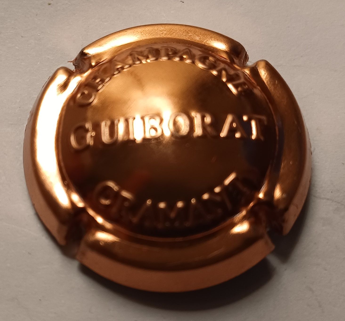 BELLE CAPSULE CHAMPAGNE GUIBORAT ESTAMPES REF N°10e NEWS