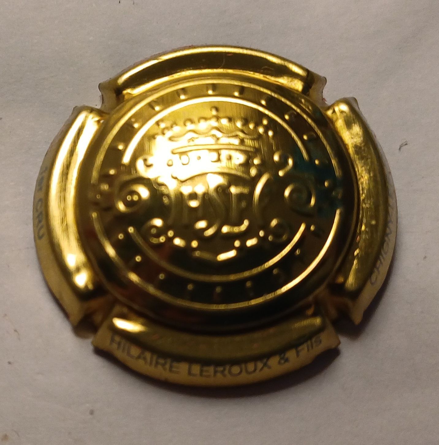 BELLE CAPSULE CHAMPAGNE HILAIRE LEROUX & FILS ESTAMPES RÉF N°59b NEWS