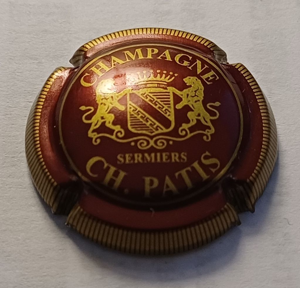 BELLE CAPSULE CHAMPAGNE PATIS CHRISTIAN RÉF N°8a NEWS