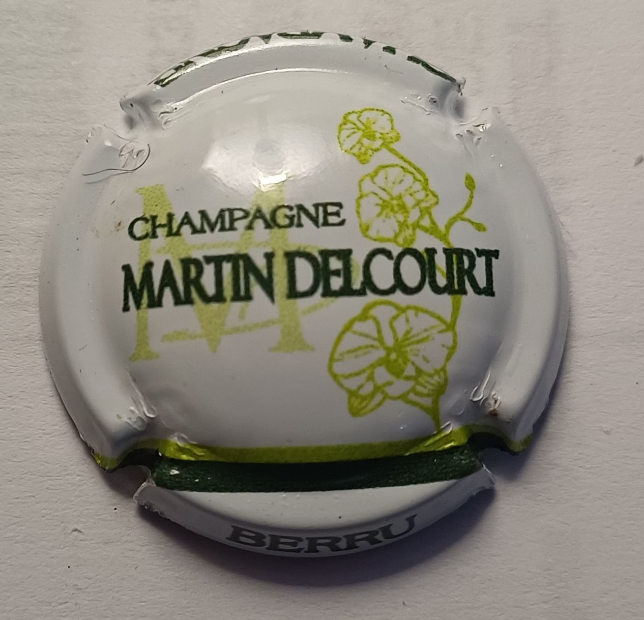 BELLE CAPSULE CHAMPAGNE MARTIN .DELCOURT RÉF N°2 NEWS