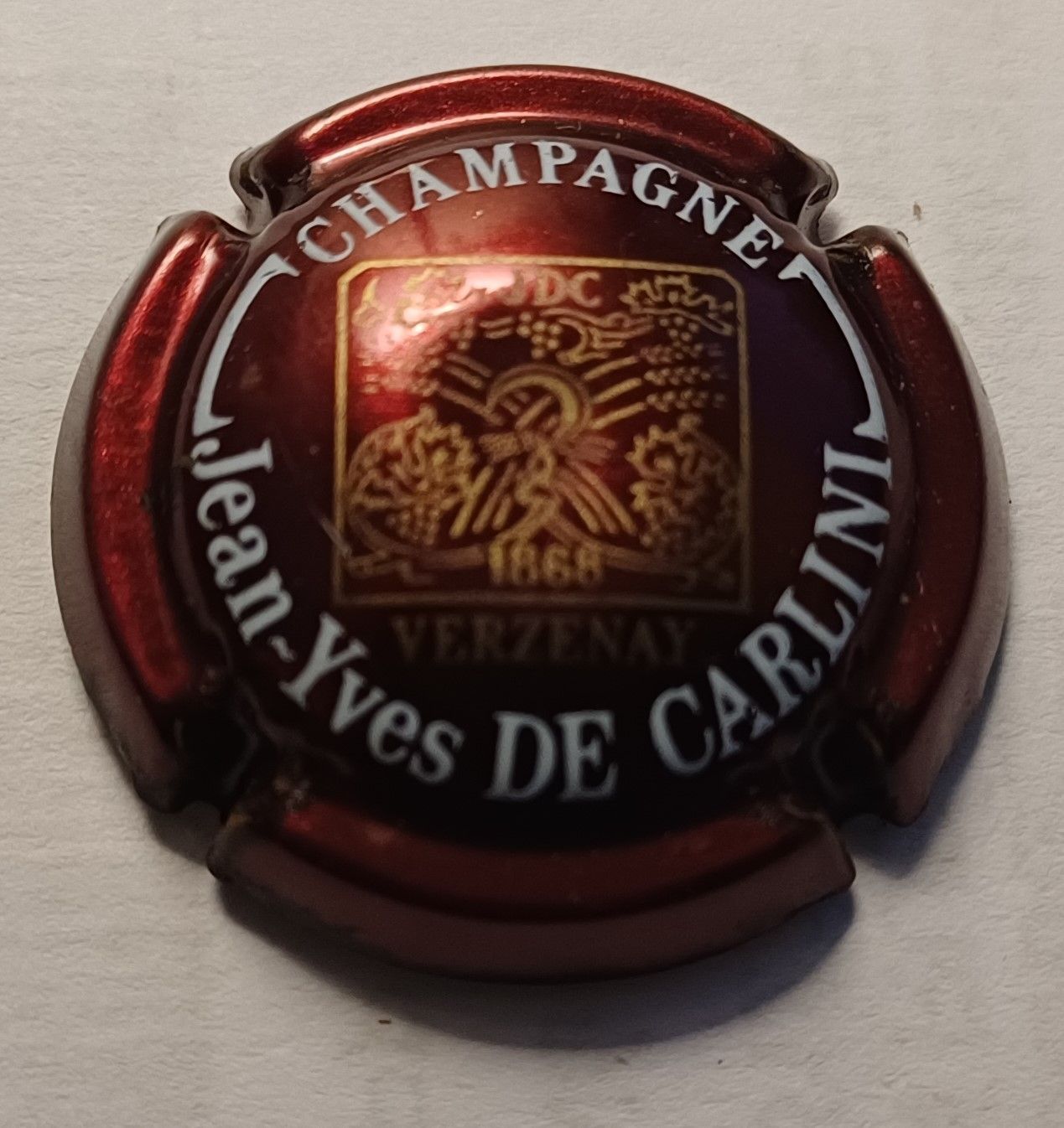 BELLE CAPSULE CHAMPAGNE DE CARLINI J.YVES REF N°17k NEWS