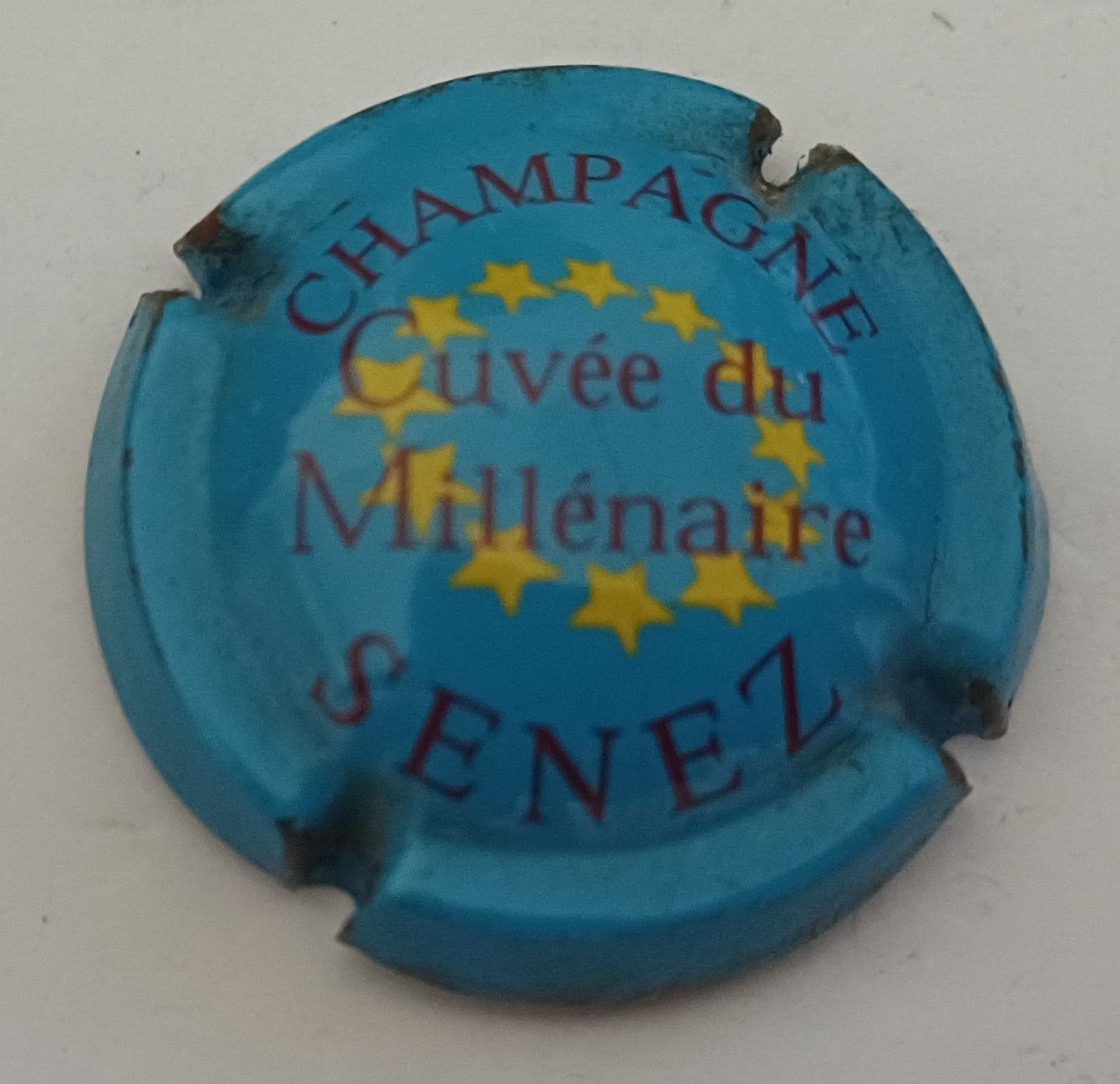 BELLE CAPSULE CHAMPAGNE SENEZ CRISTIAN CUVEE DU MILLENAIRE RÉF N°18 NEWS