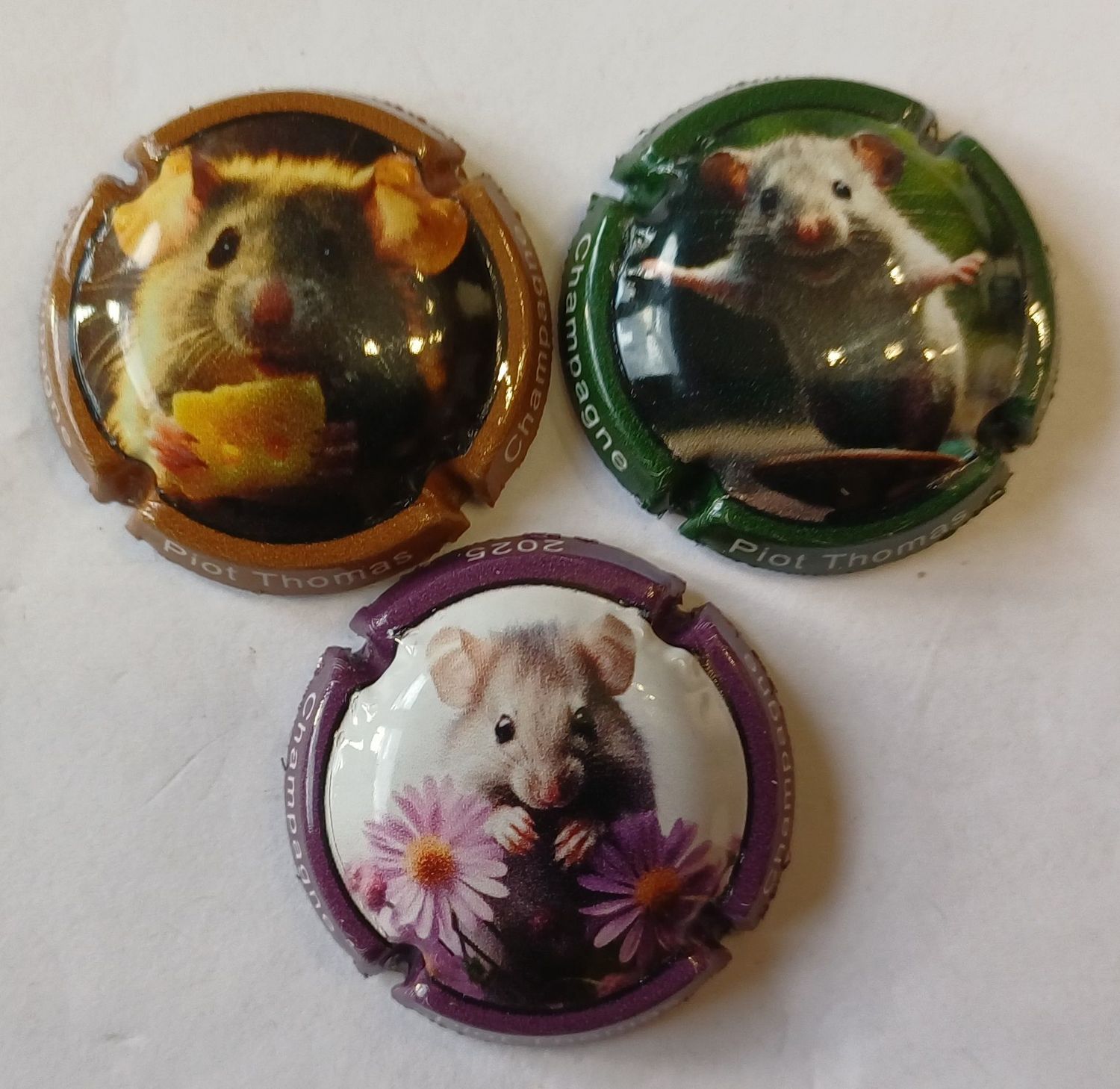 3 BELLES CAPSULES CHAMPAGNE PIOT THOMAS SOURIS 2025 NEWS