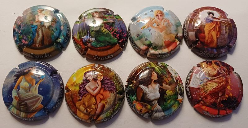 8 BELLES CAPSULES CHAMPAGNE CHARDONNIER YANNICK REF N°85 a 85g NEWS 8 BELLES CAPSULES CHAMPAGNE CHARDONNIER YANNICK REF N°85 a 85g NEWS