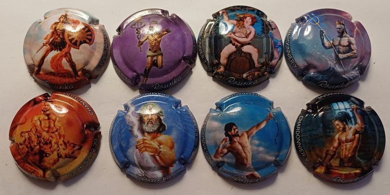 8 BELLES CAPSULES CHAMPAGNE CHARDONNIER YANNICK REF N°86 a 86g NEWS 8 BELLES CAPSULES CHAMPAGNE CHARDONNIER YANNICK REF N°86 a 86g NEWS