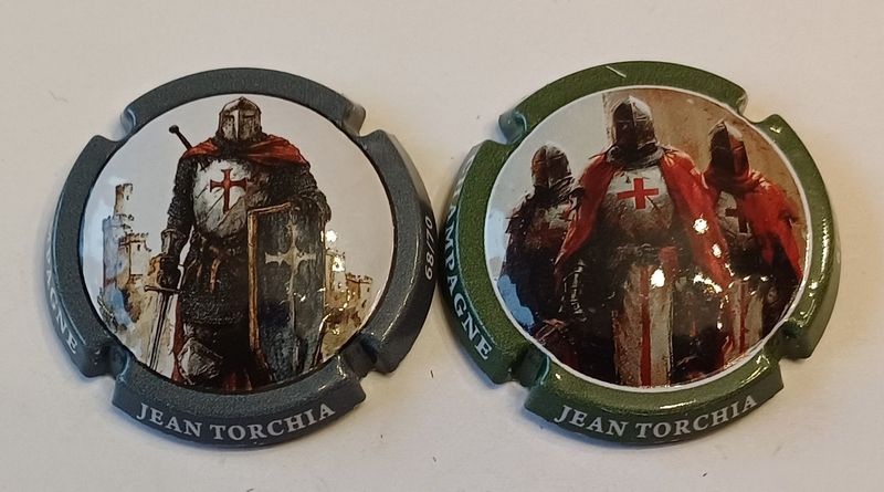 2 JEROBOAMS CHAMPAGNE JEAN TORCHIA MEDIEVAL 2025 70EX NEWS