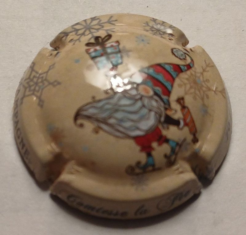 BELLE CAPSULE CHAMPAGNE COMTESSE LA FEE 300EX N°7 CALENDRIER DE L'AVENT 2025 NEWS